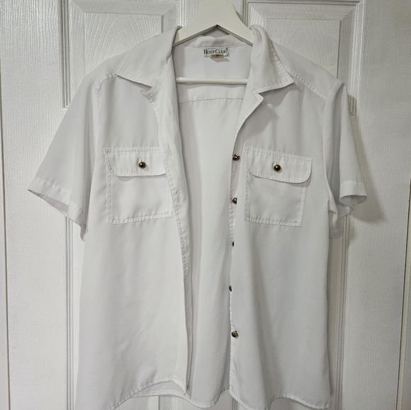 White gold button down - Picture 1 of 6